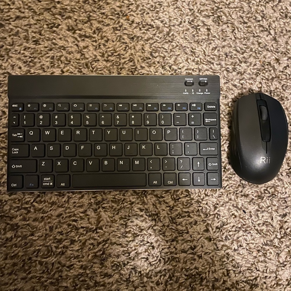 Mouse and wireless keyboard